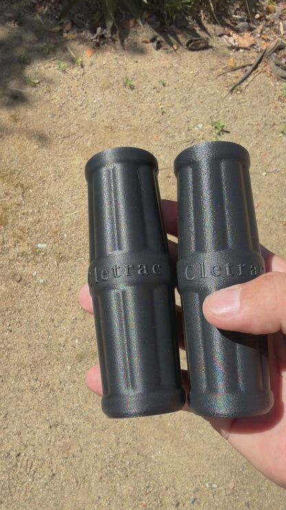 Cletrac "Tombstone" - "Un-styled" "Doghouse" Style Brake Lever Hand Grips.